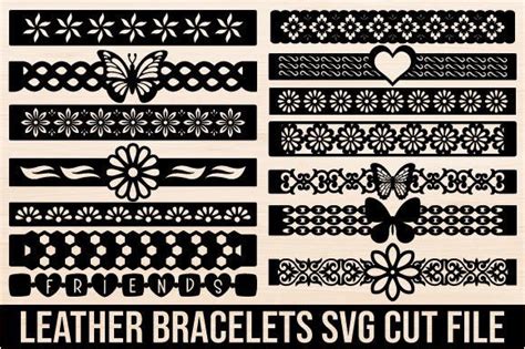 12 Leather Cuff Svg Designs And Graphics