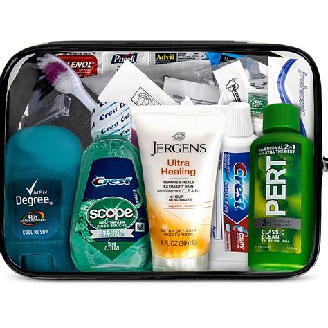 Premium Toiletry Travel Kit - 20 Piece Set for Quality Personal Care | TSA Approved Hygiene ...