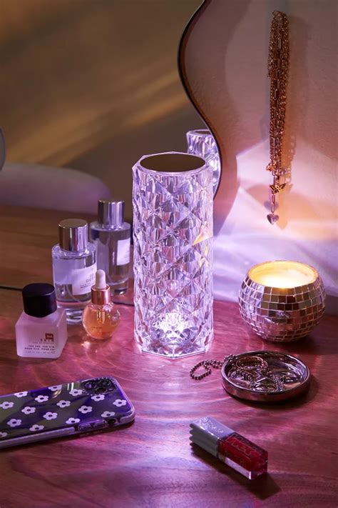 UO Crystal LED Touch Lamp | Urban Outfitters