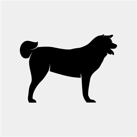 dog vector silhouette 11400687 Vector Art at Vecteezy