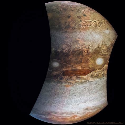 Apod 2021 June 8 A Face In The Clouds Of Jupiter From Juno