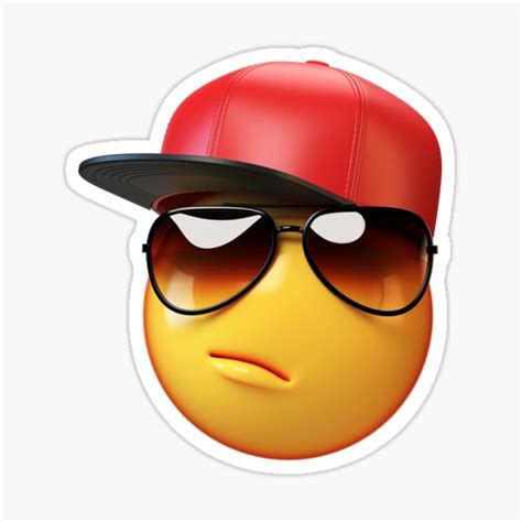 Swag Emoji With Hat And Sunglasses Sticker For Sale By Koya979