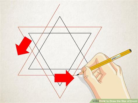 How To Draw The Star Of David 9 Steps With Pictures Wikihow