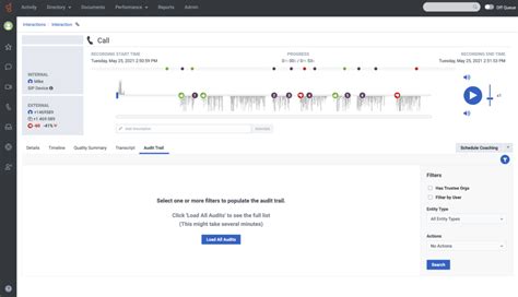 Einsehen Des Audit Trails Einer Interaktion Genesys Cloud Resource Center