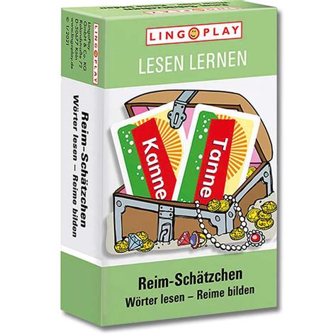 Lingoplay Lesen lernen Reim Schätzchen Wörter lesen Reime bilden