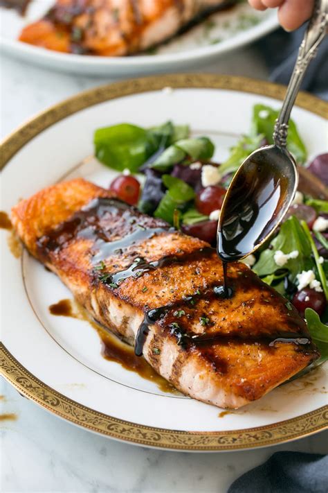 Balsamic Glazed Salmon Cooking Classy