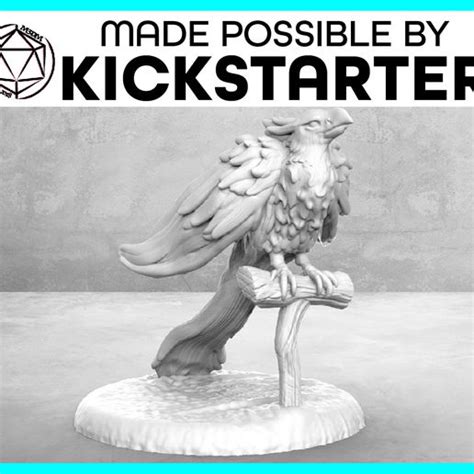 STL Datei Phoenix Action Pose Tabletop Miniature Kostenlos