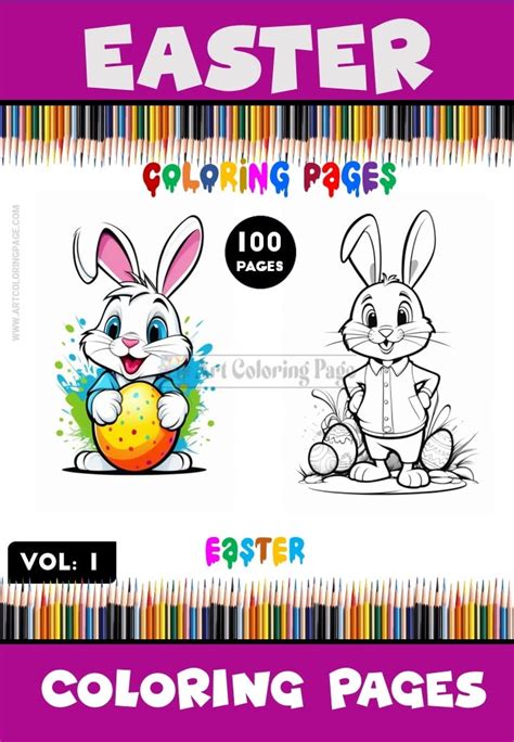 Unleash Creativity With Easter Bunny Coloring Vol