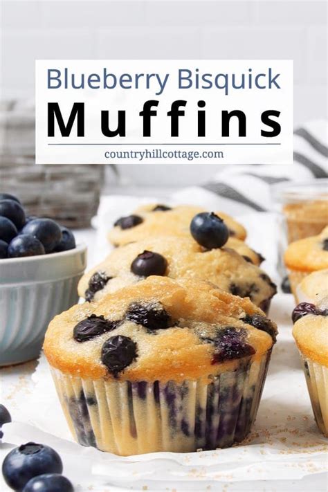 Bisquick Blueberry Muffins Recipe In 2024 Muffin Recipes Blueberry