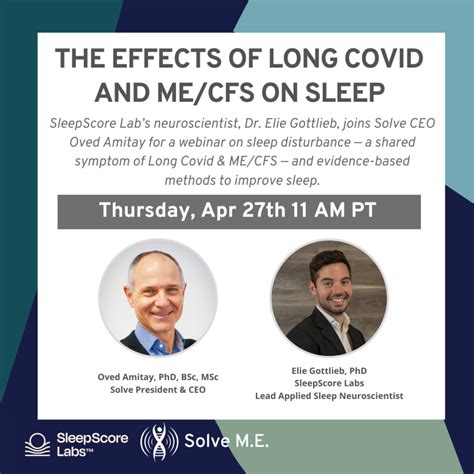 Effects Of Long Covid And Me Cfs On Sleep Solve Me Cfs Initiative