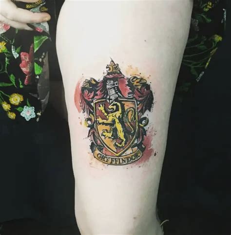 43 Amazing Gryffindor Tattoo Design - Tattoo Twist