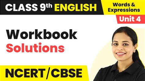 Workbook Solutions Class English Words And Expressions Unit