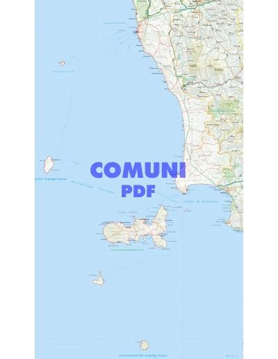 Mappa Stradale Con Comuni Della Provincia Di Livorno Pdf