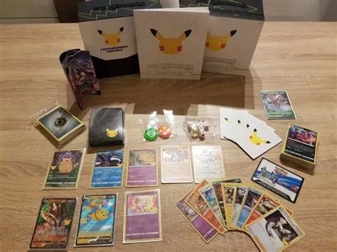 POKEMON ETB COFFRET dresseur d élite Célébrations 25 ans FR Ouvert EUR