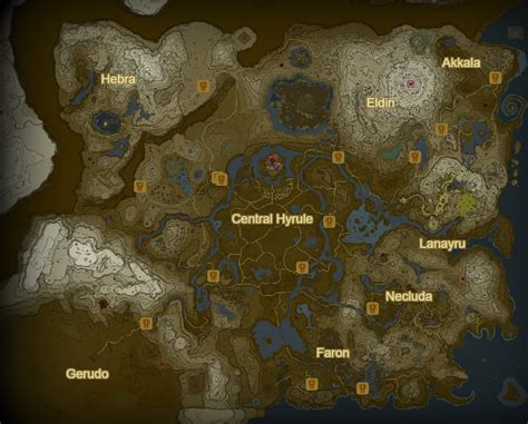 Relais de Zelda Tears of the Kingdom où les trouver sur la carte