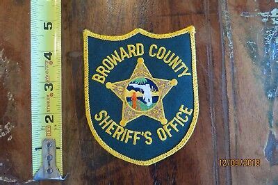 BROWARD COUNTY FLORIDA SHERIFF'S OFFICE COLLECTOR PATCH | eBay