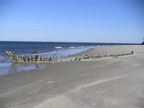 Part Of Ada K Damon Shipwreck Revealed On Ipswich Beach