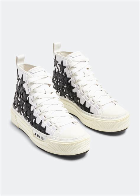 AMIRI Stars Court high-top sneakers for Women - White in UAE | Level Shoes