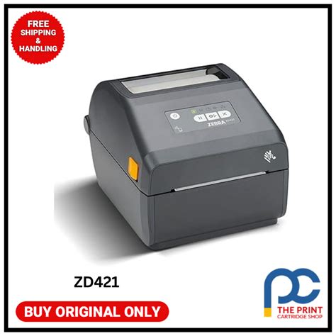 Zebra ZD421 Direct Thermal Desktop Printer 300DPI W USB Cable