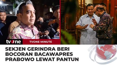 Lewat Pantun Sekjen Gerindra Bocorkan Kisi Kisi Bacawapres Prabowo