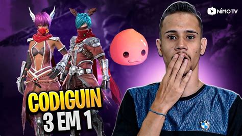 🔴free Fire Ao Vivo🔴solo Rumo Ao Mestre Treinamento Insano🔥 Codiguin 3