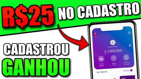 PAGOU R 25 no CADASTRO App PAGANDO 25 Só PRA se CADASTRAR Ganhar