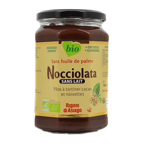 Rigoni di Asiago Pâte à tartiner cacao et noisettes Nocciolata sans