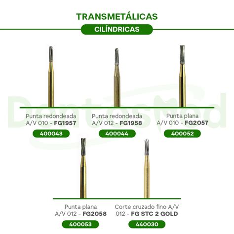 FRESA TRANSMETALICA CILINDRICA KERR Dentosmed