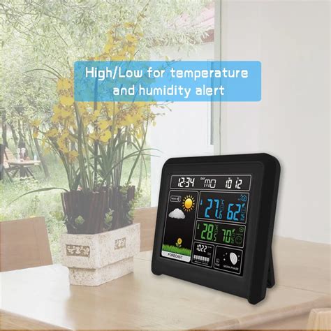 Digital Lcd Indoor Outdoor Wireless Weather Station Wetter Station With