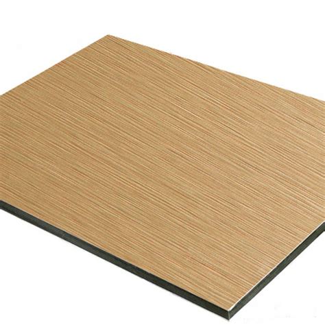 Placa Aluminiu Compozit Bond Dibond Alucobond Brushed Bronz Mm X