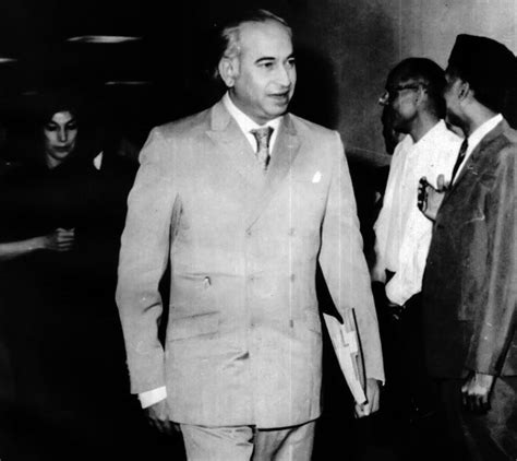 Zulfikar Ali Bhutto Enters The National Assembly Leader National