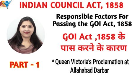 The Goi Act Queen Victoria S Proclamation Of Causes Of