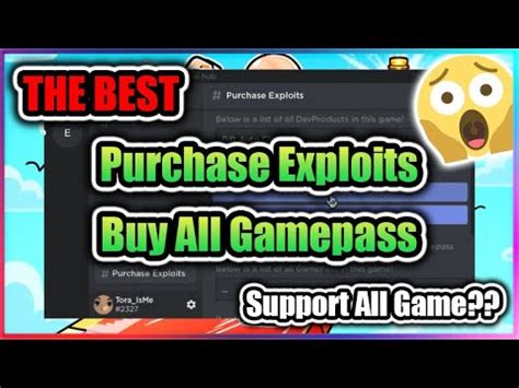 Roblox Purchase Exploits Gui Buy All Gamepass Youtube