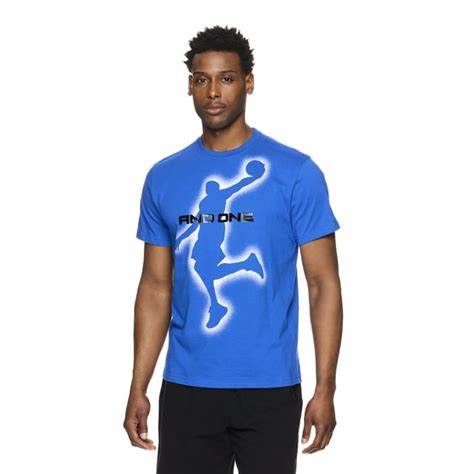 And1 Mens And Big Mens Active Stenciled Graphic T Shirt Up To Size