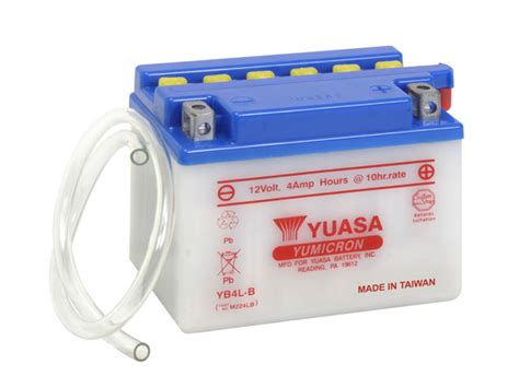 Batterie Yb L B Yuasa V Ah Batterie Livr E Sans Acide