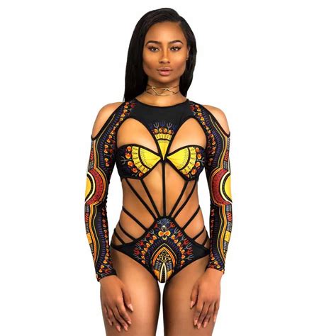 Womail Women African Print Bikini Set Swimwear Push Up Padded Bra