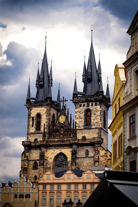 Temple Of Virgin Mary In Prague Stock Image Image Of Europe Temple