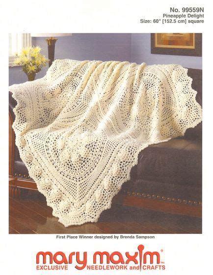 Pineapple Delight Afghan Pattern Pineapple Crochet Crochet Afghan Crochet Quilt