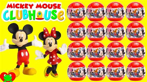 Disney Mickey Mouse Club House Friends Surprise Balls With Mini Figures