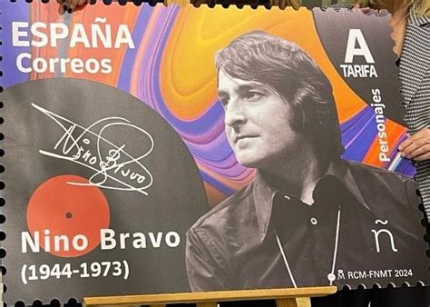 El sello con una imagen inédita de Nino Bravo impulsado por la