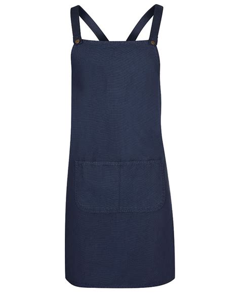 Full Bib Apron Navy Uniform Edit