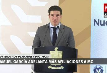 Samuel García advierte que más diputados y alcaldes se unirán a MC