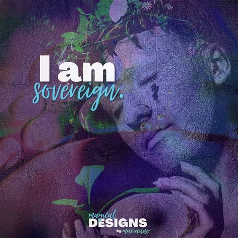 I Am Sovereign Affirmations Movie Posters Poster