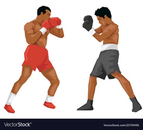 Boxing fight championship Royalty Free Vector Image