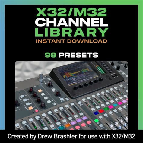 Channel Presets Library For The Behringer X Midas M