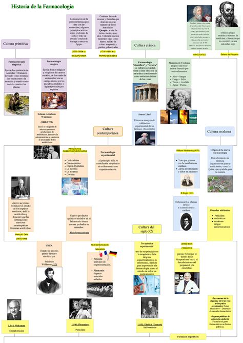 Line Del Tiempo De La Farmacia