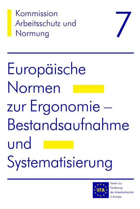 Pdf Europ Ische Normen Zur Ergonomie Kan De Europ Ische Normen