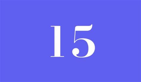 Engelszahl 15: Symbole und ihre Bedeutung