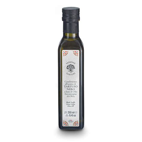 Black Truffle Flavoured Extra Virgin Olive Oil Sassone Tartufi