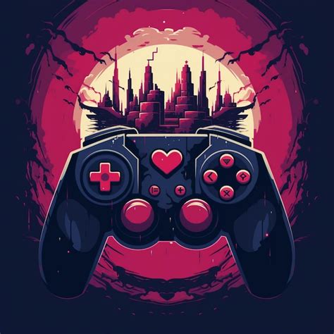 Premium Vector Gaming Controller Illustration